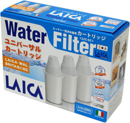 ウォールピュアやブリタにも対応!『ライカピュア浄水器　交換用カートリッジ』　お徳用3本セット